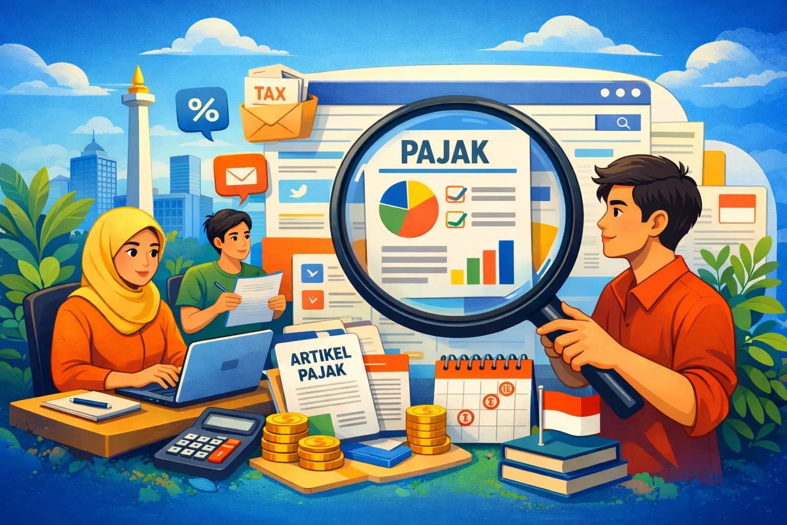 Tax Navigation Illustration